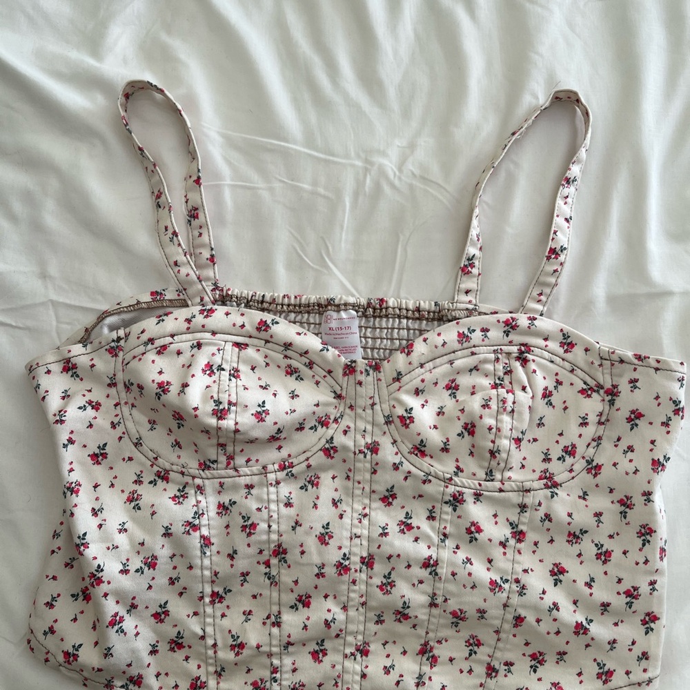 No Boundaries Cream Floral Top